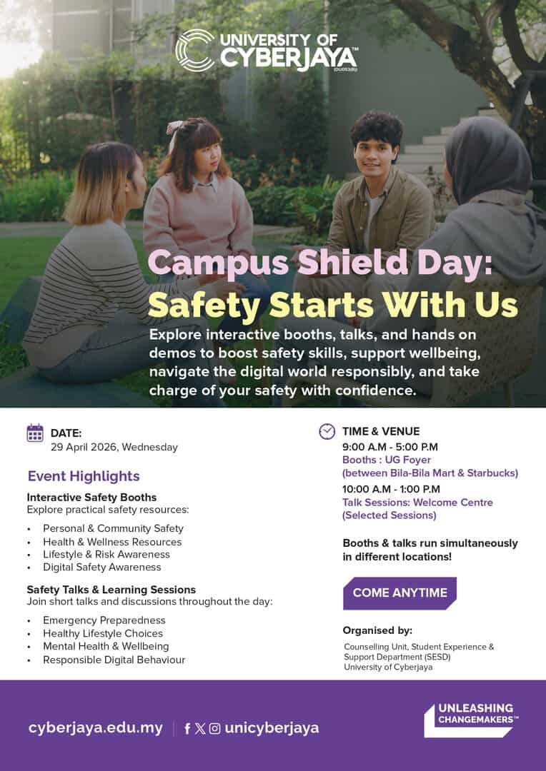 CAMPUS SHIELD DAY 2026: “SAFETY STARTS WITH US” | University of Cyberjaya